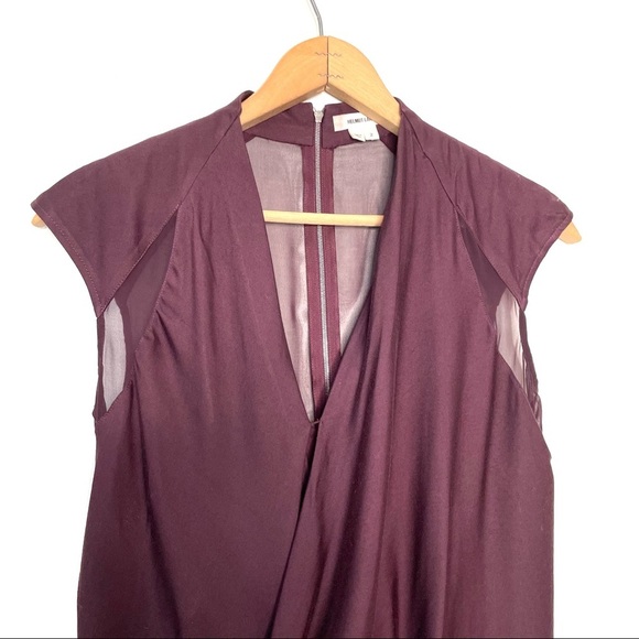 Helmut Lang | Purple Silk Dress - Picture 6 of 11